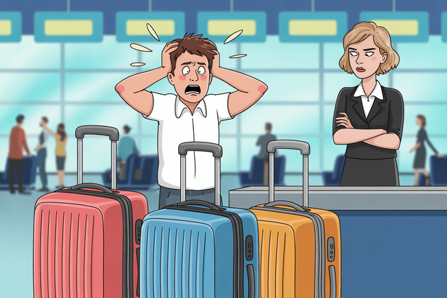 Orbitz promised me a free bag on my flight to Frankfurt. Why do I have to pay?