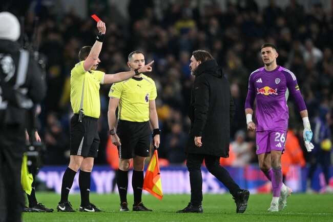 Leeds boss Daniel Farke slams referee as he calls for red card after Man City loss to be overturned