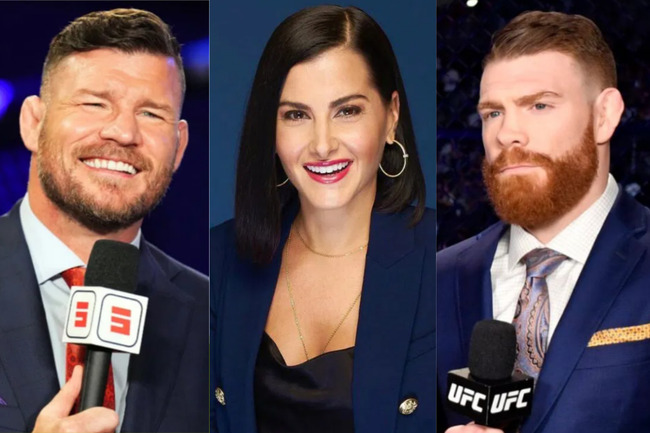 Michael Bisping, Megan Olivi, and Paul Felder Extend UFC Broadcast Contract With Paramount+