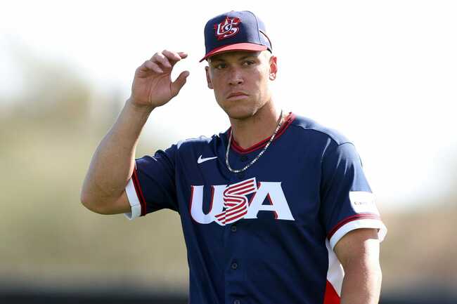 Aaron Judge’s fiery Team USA speech ahead of World Baseball Classic breaks the internet
