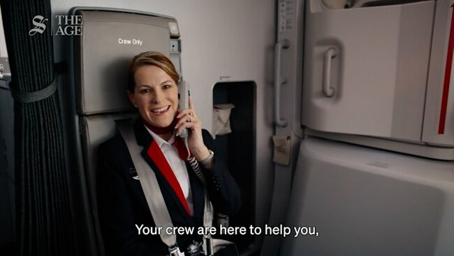 Qantas’ new safety video