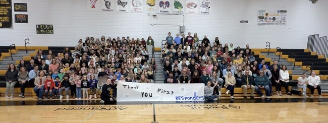 Caliche School shows appreciation to first responders, farmers for efforts putting fire out