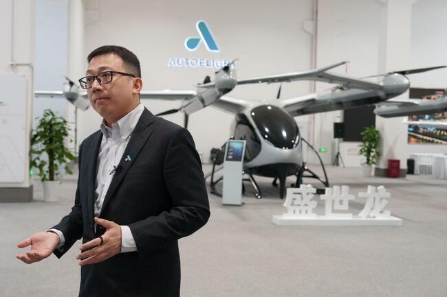 Aeronave eléctrica china para 10 pasajeros ofrece un vistazo al futuro de los taxis voladores