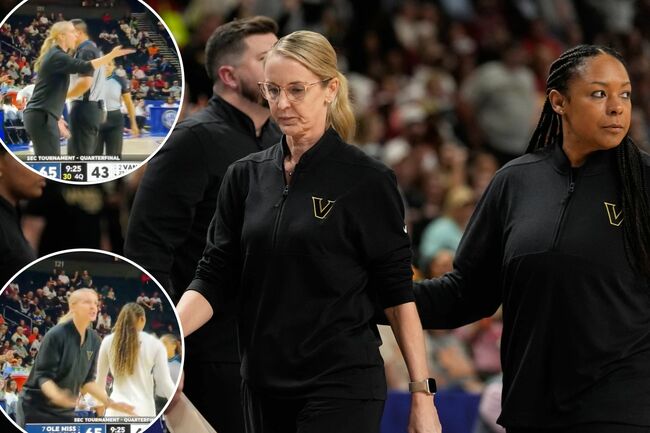 Vanderbilt coach Shea Ralph ejected after dressing down referees in wild tantrum: ‘You suck’