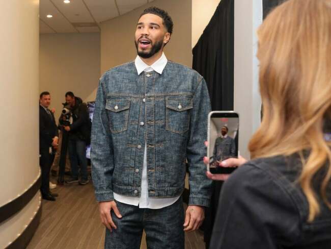 Jayson Tatum’s fashion also makes a return in his comeback from Achilles tear