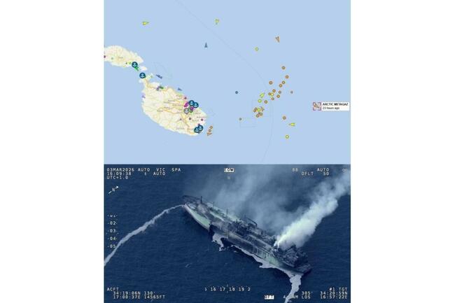 Wrecked Russian shadow fleet vessel could leave Malta with costly bill