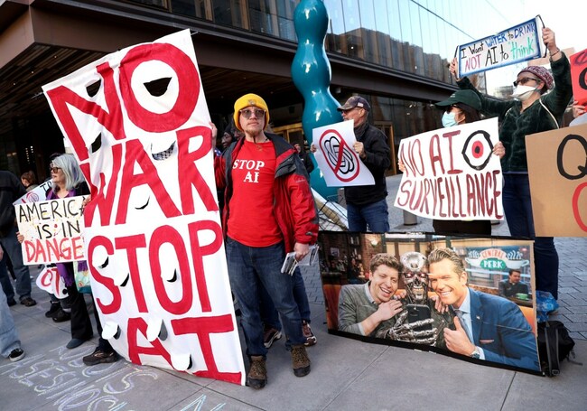 Explosive Silicon Valley dispute raises questions over AI giants’ willingness to help track Americans and fuel robot warfare