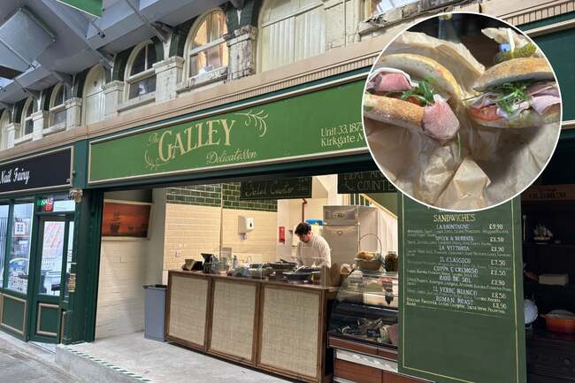'I tried Leeds Market's newest deli Galley Delicatessen - and its £8 sandwiches rival the city's best'