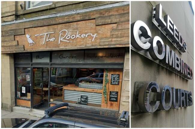 Drunk thug swung at patrons outside Otley pub and headbutted police officer