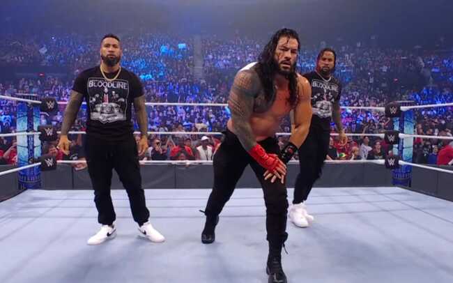 The Usos take a huge shot at one of the only stars Roman Reigns couldn't beat during his legendary title run