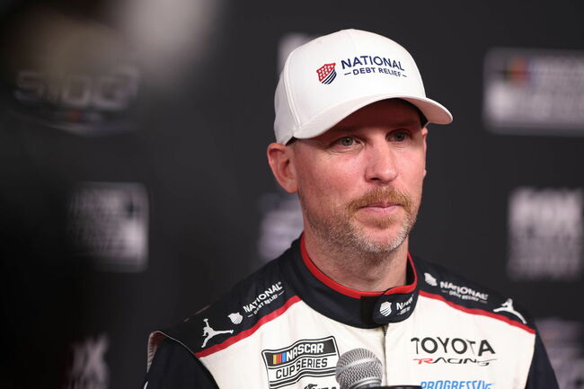 Denny Hamlin Warns Entire NASCAR Garage Against Darlington in 3 Words