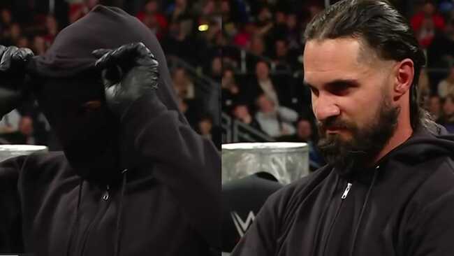 Top AEW star pulls off a Seth Rollins; shows up in black mask to attack his rival 