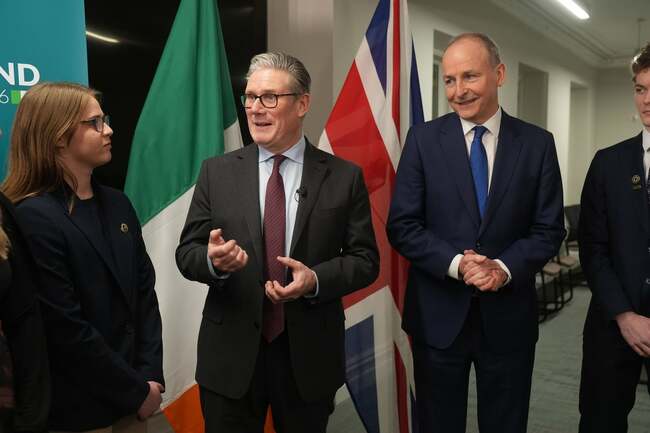 Need for close Anglo-Irish ties has never been greater, Martin tells Starmer