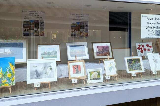 Community backs Haywards Heath Mayor’s Charity Silent Art Auction