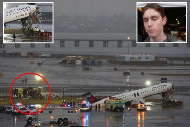 LaGuardia passengers describe ‘chaos’ before fatal crash, and recount pilot’s heroic final act that saved lives