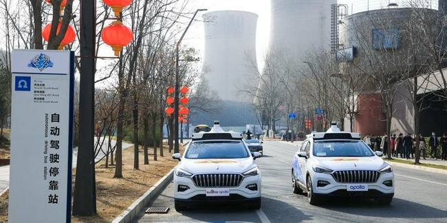 Baidu's self-driving $5 taxis hit Beijing park in Olympic warm-up