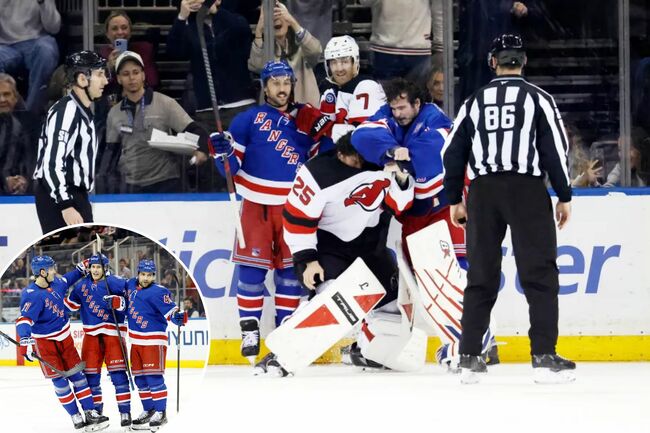 Rangers, Igor Shesterkin show some fight to avoid dubious sweep with win over Devils