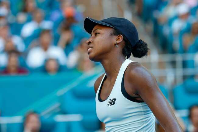 Coco Gauff begs grass courts to take her back after 'throuple' tennis confession