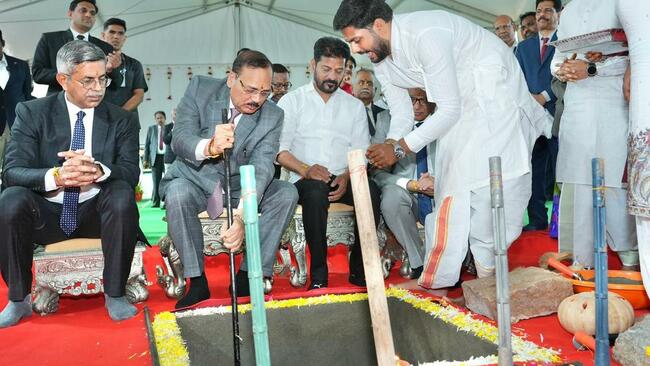 Foundation for new Telangana High Court building laid by CJI Surya Kant