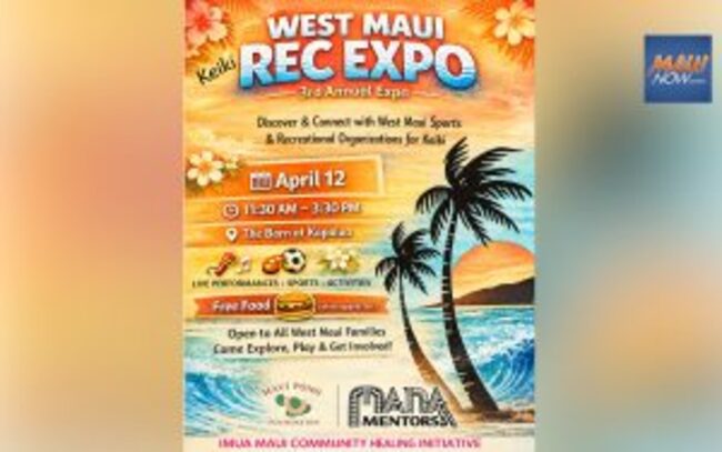 West Maui Recreational Committee hosts Recreation Expo for West Maui youth, April 12