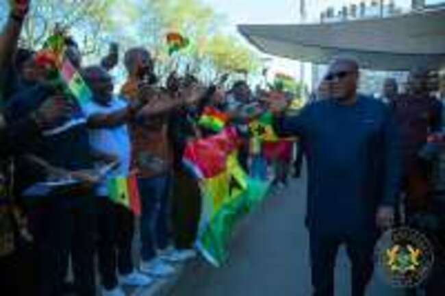 Mahama arrives in Lyon for One Health Summit