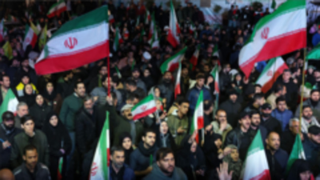 Watch: Iranians gather in Tehran following ceasefire announcement