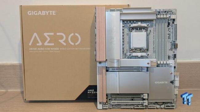 GIGABYTE X870E Aero X3D Wood Motherboard Review - A touch of wood adds a touch of class
