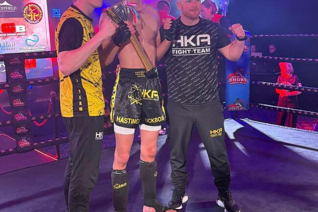 Double success for Hastings Kombat Academy fighters