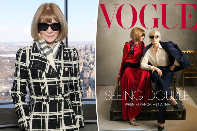 Anna Wintour refused to be on the cover of Vogue — until this star convinced her