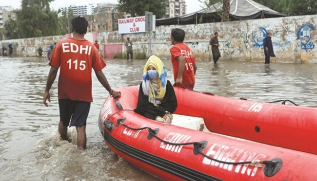 Pakistan flooding kills dozens