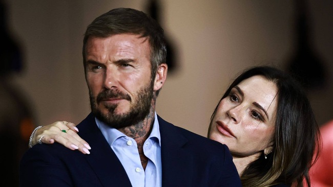 David Beckham calls out wife Victoria for removing matching tattoos with shirtless post