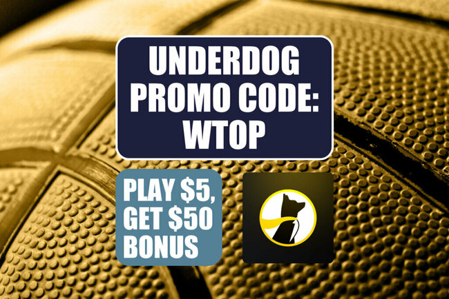 Underdog Promo Code WTOP: Get $50 Bonus for Clippers-Warriors, All NBA, MLB, Masters Entries Sunday