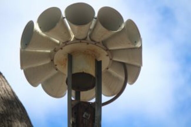Hawaiʻi’s statewide emergency siren test, May 1