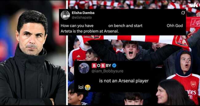 “Arteta is the problem”, “Feel for the dude” - Arsenal fans furious with decision to not pick 32-year-old star in line-up to face Fulham