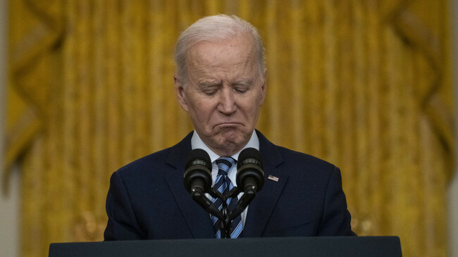 Biden’s approval rating falls even further