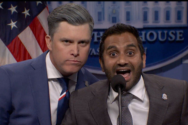 SNL skewers Pete Hegseth and uses Aziz Ansari as Kash Patel in brutal mocking of Trump officials