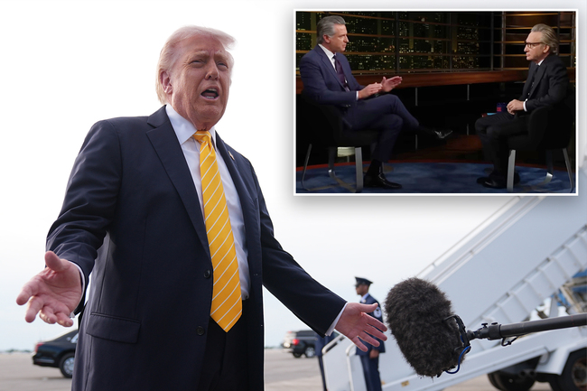 Trump rips ‘weak,’ ‘totally deficient’ Bill Maher’s chat with ‘dumb’ Newsom