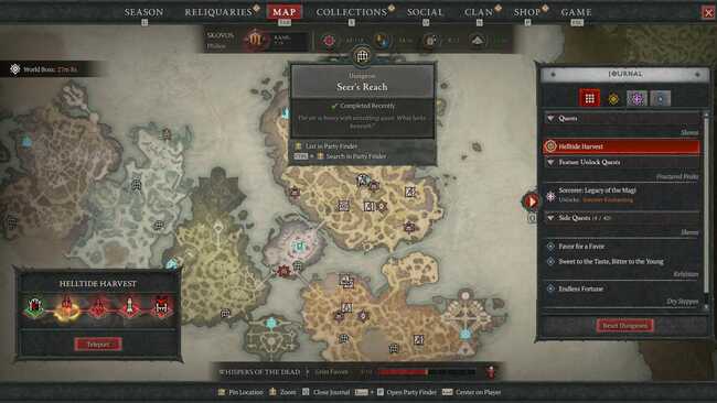 Diablo 4 Seer's Reach Gem farming guide