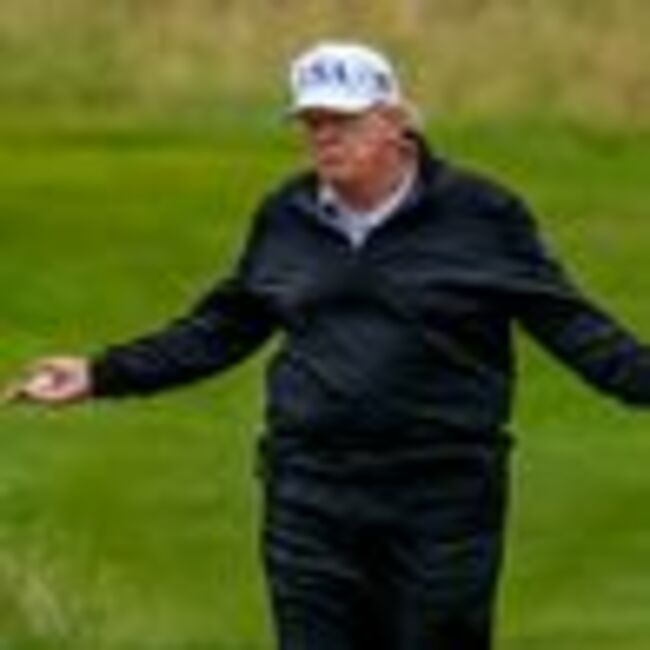 Donald Trump 'misses every putt' during White House golf event after boasting of his ability