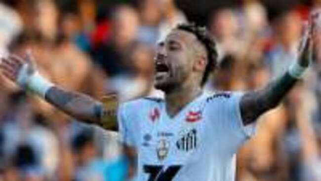 Brazil forward Neymar apologises to Santos team-mate Robinho Jr for slapping him