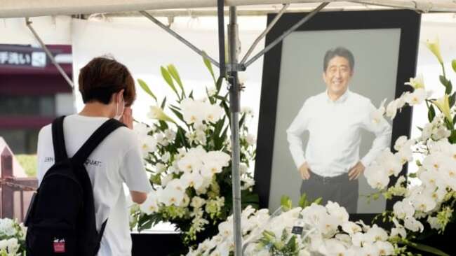 Japan's Shinzo Abe mourned at wake in Tokyo