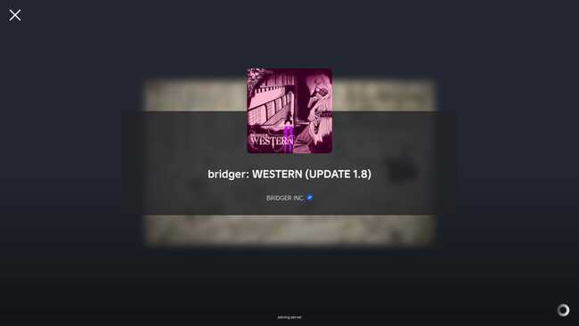 Bridger Western Update 1.8 guide