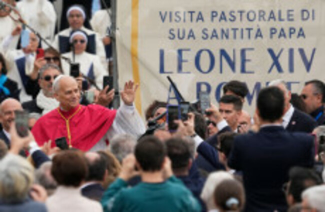 Pope says we 'cannot resign ourselves to images of death' during Mass to mark a year in office