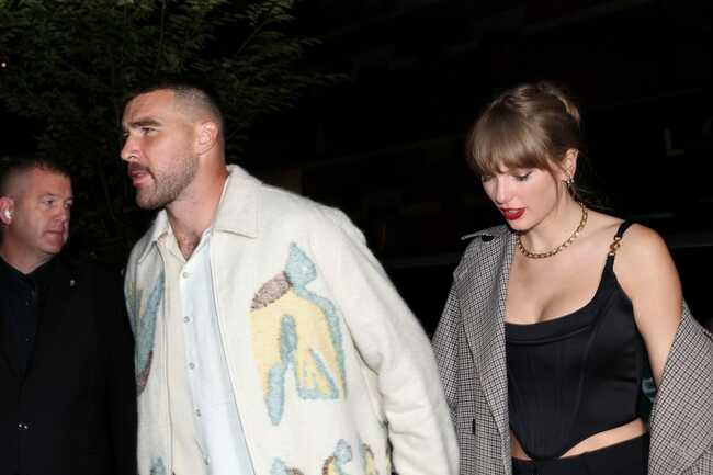 “Why is he in jammies”: Taylor Swift fans question Travis Kelce’s outfit choice for London outing with $1,800,000,000 pop icon