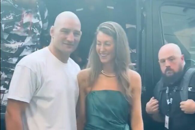 Sean Strickland’s Wife Grabs Spotlight as Fans Give Grim UFC 328 Predictions