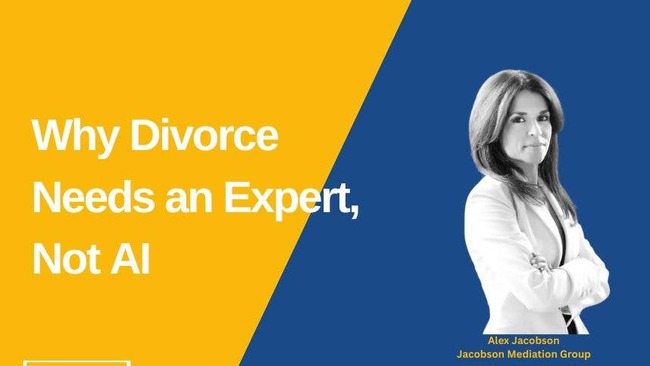 Why Divorce Needs an Expert, Not AI