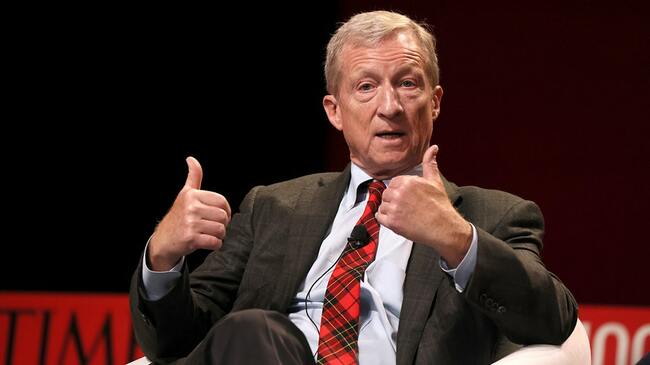 California billionaire Tom Steyer dodges question on AOC's claim one can't 'earn' a billion dollars