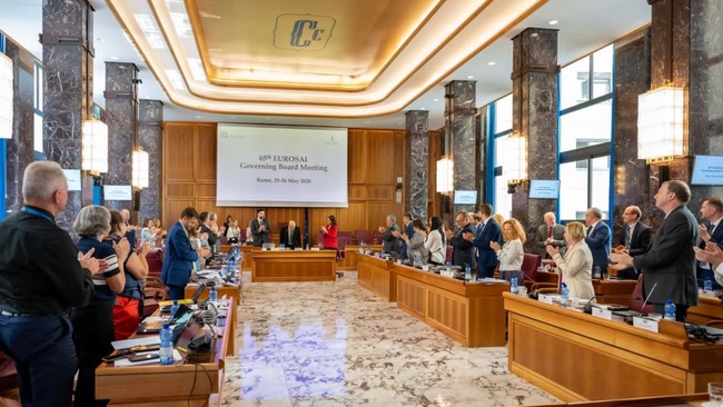 Israel’s state comptroller honored by European audit chiefs in Rome
