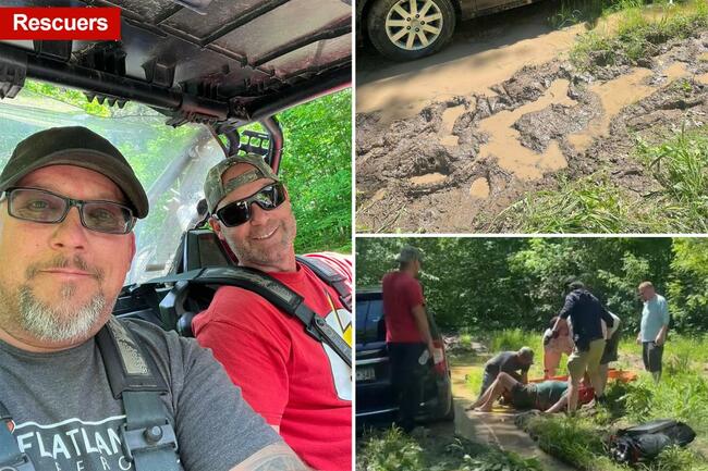 Pair of ATVers rescue missing woman stuck in ‘quicksand’ mud for 3 days on Minnesota trail: ‘It had to be God’