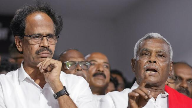 CPI(M), CPI leaders meet Tamil Nadu CM Vijay, press various demands